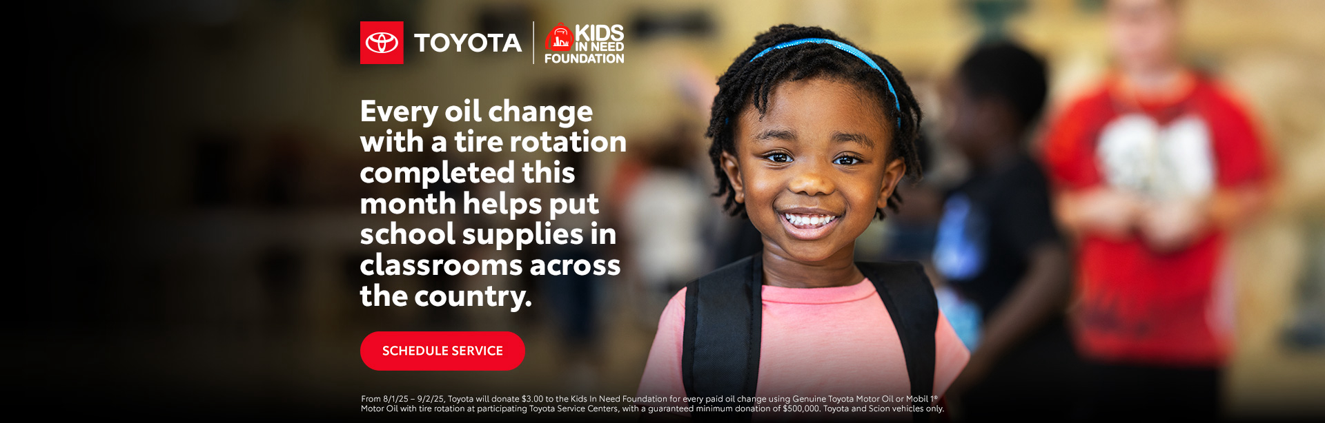 Toyota, Kids In Need Foundation