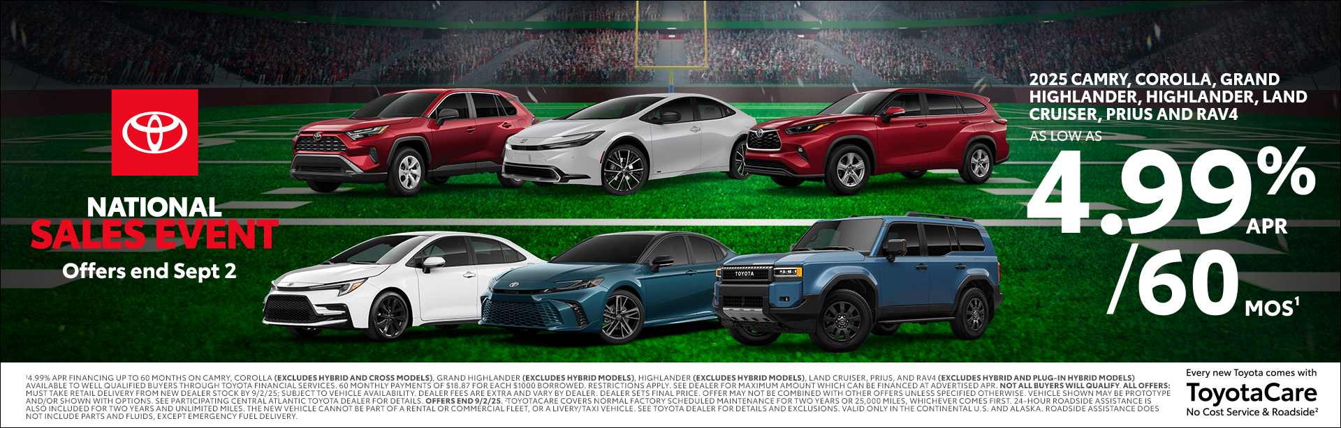 Toyota, National Sales Event