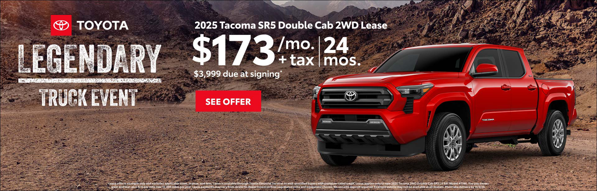 Toyota, Truck Event, Tacoma, English